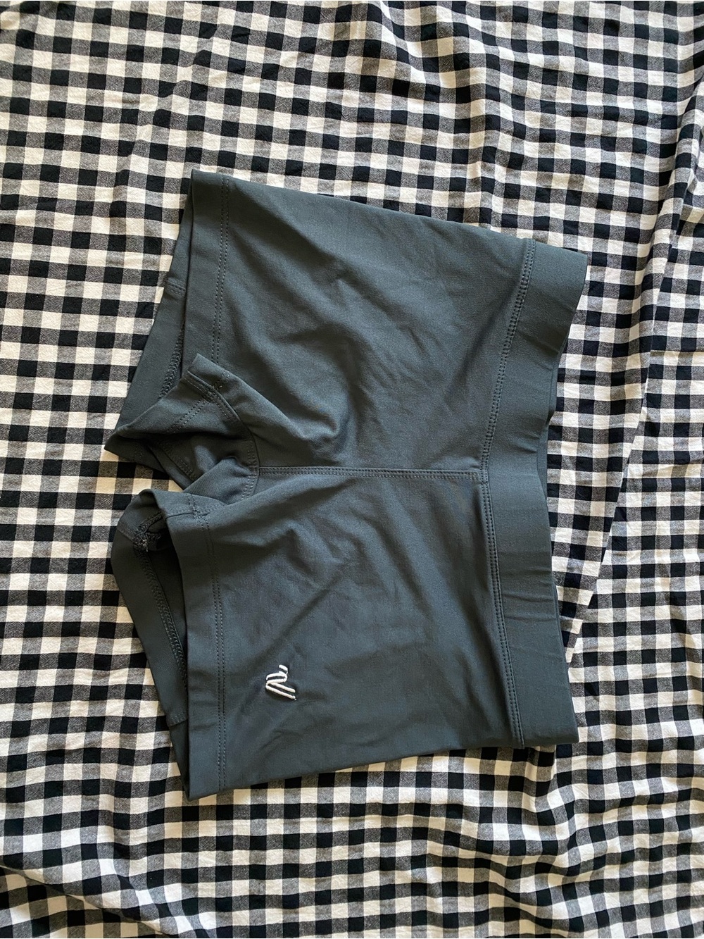 women’s grey varsity cheer shorts